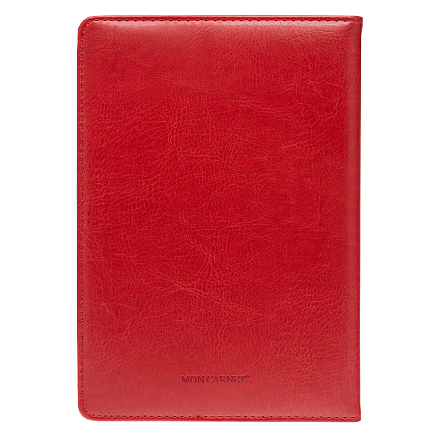 Ежедневник City Buffalo А5, красный, недатированный, в твердой обложке с поролоном