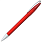 Ручка шариковая, автоматическая, пластиковая, прозрачная, металлическая, красная/серебристая, Cobra Ic MMs_КРАСНЫЙ