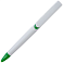 Ручка шариковая, пластиковая, белая/зеленая 348 small_img_2