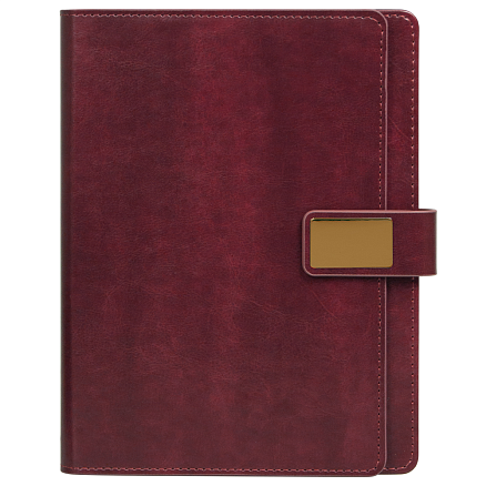 Ежедневник Alfa Brandy Business Edition B5 бордовый, в подарочной коробке