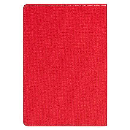 Ежедневник Flexy Viva Latte Sand Color A5, серый с красным, недатированный, в гибкой обложке