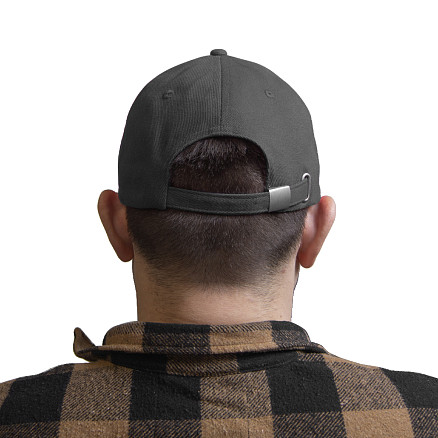 Кепка 5-панельная Greenwich 350, c черным сендвичем, черная