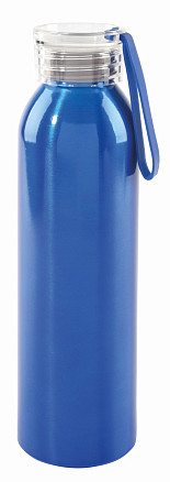 Алюминиевая бутылка для питья LOOPED, синяя