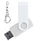 Флеш накопитель USB 2.0 Twister 8GB, пластик Софт Тач/металл, белый/белый small_img_1