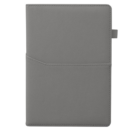 Ежедневник Smart Asti Linen А5, серый, недатированный, в твердой обложке с поролоном
