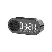 Колонка беспроводная MyTone  Sound Clock c часами, черная