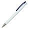 Ручка шариковая, пластиковая, белая/темно-синяя Zorro small_img_2