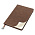 Ежедневник Flexy Nuba А5, коричневый, недатированный, в гибкой обложке_коричневый