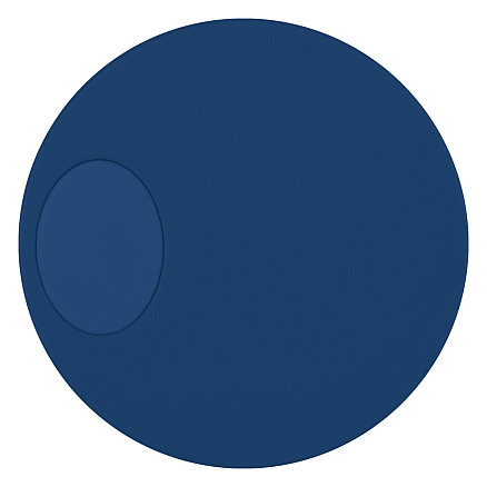 Термос стальной Бастион Плюс двухстеночный с вакуумной изоляцией 500 мл, темно-синий, глянцевый металлик