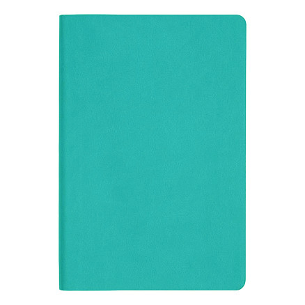Ежедневник Flexy Latte Color А5, бирюзовый, недатированный, в гибкой обложке