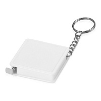 Брелок Tools рулетка Сантиметр, 1 м, белая, пластиковая