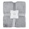 Плед мягкий флисовый Super Soft  Comfort Travel, 125*170 см, серый small_img_1