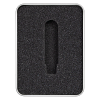 Футляр Cupertino для флеш накопителя металлический, размер 11,5*8,5 см, серебристый