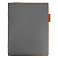 Ежедневник Flexy Verde Sivilia B5 на пружине, серо-оранжевый, недатированный, в гибкой обложке small_img_3