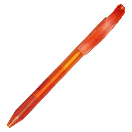 Ручка шариковая, автоматическая, пластиковая,  оранжевая, ТЕК АЙС