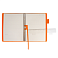 Ежедневник Flexy Verde Sivilia B5 на пружине, серо-оранжевый, недатированный, в гибкой обложке small_img_5
