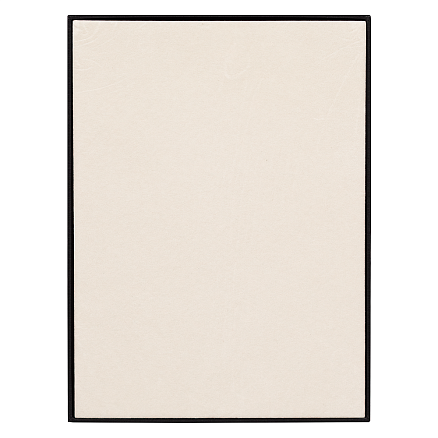 Коробка подарочная, размер 24*17,5*3 см, Solution Superior Linen, черная, бежевый ложемент под индивидуальную вырубку