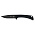 Нож складной Stinger, 102 мм, (черный), материал рукояти: нержавеющая сталь, стеклотекстолит G10_Черный-H120