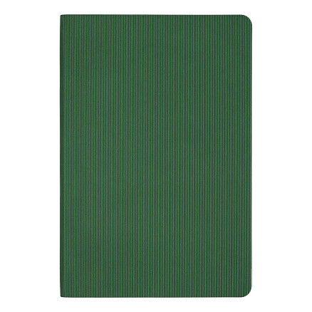 Ежедневник Flexy Happy Line А5, зеленый, недатированный, в гибкой обложке