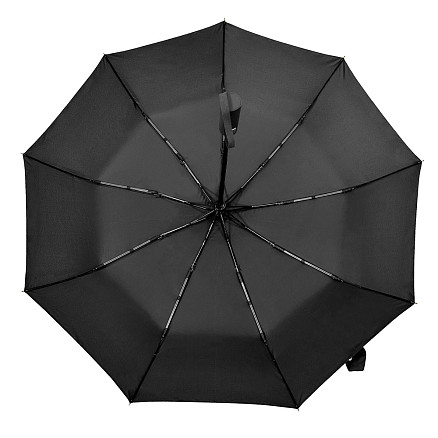 Зонт складной автоматический c плавным закрытием, Forest Lotus Safeclosing, диаметр 117 см, 9 панелей, в подарочной коробке, черный