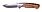 Нож складной Stinger, 90 мм (серебристый), материал рукояти: сталь/дерево (серебристо-коричневый)_КОРИЧНЕВЫЙ