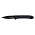 Нож складной Stinger, 115 мм, (черный), материал рукояти: нержавеющая сталь, стеклотекстолит G10_Черный-H124
