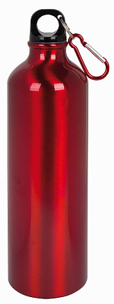 Алюминиевая бутылка для питья BIG TRANSIT, красная