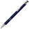 Ручка шариковая, COSMO HEAVY, Софт-Тач металлическая, синяя/серебристая_СИНИЙ 281