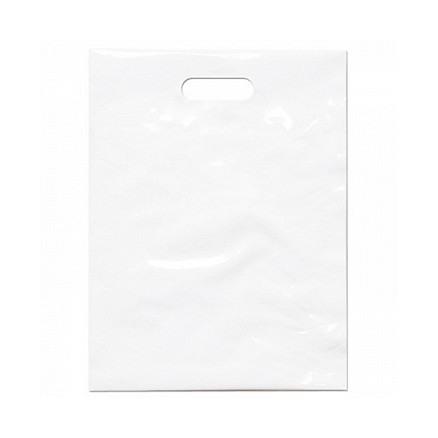 Пакет ПВД 40*50+3,5, 70 мкм, белый, pantone White