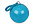 Дождевик в футляре с карабином, единый размер_прозрачный, голубой