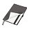 Ежедневник Flexy Line Linen А5, серый, недатированный, в гибкой обложке, с резинкой и петлей для ручки_СЕРЫЙ