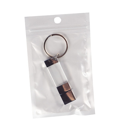 Флеш накопитель USB 2.0 Crystal v2 32GB, металл/стекло, прозрачный/серебристый, подсветка синим