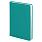 Ежедневник City Soft Vienna А5, недатированный, в твердой обложке с поролоном, бирюзовый_БИРЮЗОВЫЙ