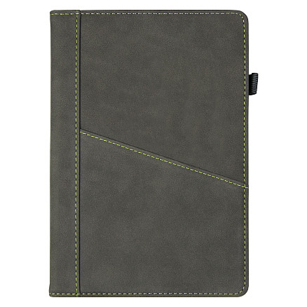 Ежедневник Smart Geneva Nuba Print Sample не забывай записывать А5, темно-серый, недатированный, в твердой обложке с поролоном