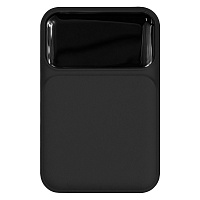 Внешний аккумулятор (powerbank) «Lumen», софт тач, 10 000 mAH, с тремя зарядными шнурами, 22,5W super fast charge, Power Delivery (PD) 20W (dfnn), QC3.0, черный