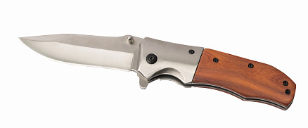 Охотничий нож HUNTSMAN, коричневый, серебристый