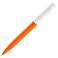 Ручка шариковая CONSUL SOFT, пластиковая, софт тач, оранжевая/белая small_img_2