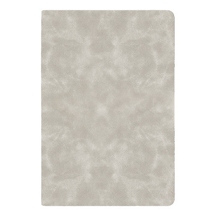 Ежедневник Flexy Luba А5, светло-серый, недатированный, в гибкой обложке