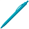 Ручка шариковая Хит, пластиковая, софт-тач, бирюзовая, pantone 320 С_БИРЮЗОВЫЙ