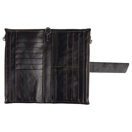 Портмоне из нат. кожи Leather Executive Fold for Request, черное