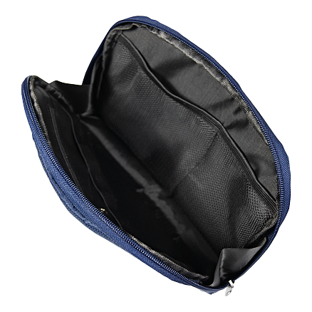 Набор подарочный Solution Prestige Quadro ( дорожный плед, косметичка дорожная Comfort Сity Travel, косметичка дорожная Comfort Avenue, маска для сна ), синий