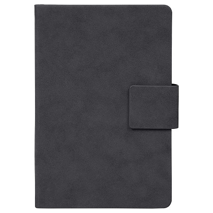 Ежедневник Alfa Garda Nuba А5, темно-серый, недатированный, в твердой обложке в сливбоксе