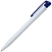 Ручка шариковая, пластиковая, белая/синяя small_img_1