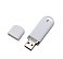 Флеш накопитель USB 2.0 Memo 16GB, пластик Софт Тач, белый/белый small_img_2
