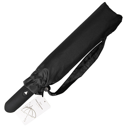 Зонт складной полуавтоматический Forest Rainman, диаметр 130 см, 8 панелей, в подарочной коробке, черный