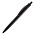 Ручка шариковая IGLA COLOR, пластиковая, черная_черный