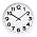 Часы настенные ChronoTop, белые_белые