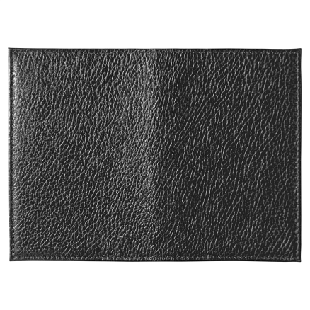 Обложка для паспорта Leather Sky Flotter Trend из натуральной кожи, черная