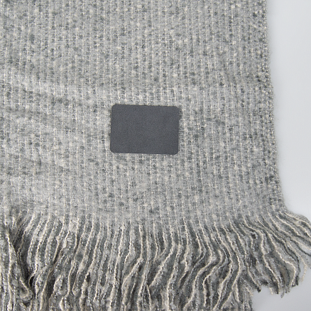 Шеврон Rectangle NUBA размер 60*30 мм, темно-серый, со скругленными углами