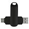Флеш накопитель  USB 3.0 + TYPE C Cupertino, металл, черный матовый, 32 GB small_img_1